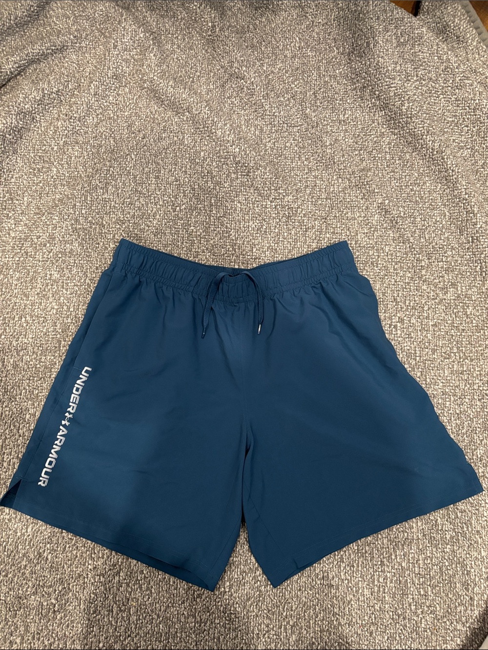 Under Armour Teal Blue Athletic Training Shorts